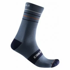 Chaussettes Castelli Endurance 15 Bleu Noir