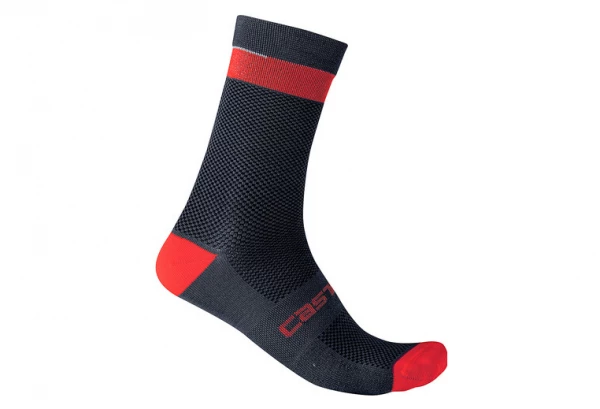 Paire De Chaussettes Castelli Alpha 18 Rouge / Orange – Image 3