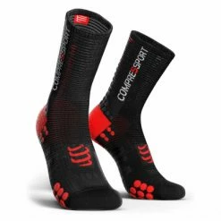 Paire De Chaussettes Compressport Pro Racing V3.0 Bike Noir Rouge Bleu / Bleu