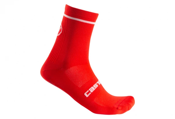 Paire De Chaussettes Castelli Entrata 9 Rouge