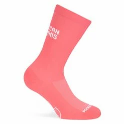 Chaussettes Pacific And Co Faster Corail Rose