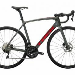 Vélo De Route Trek Emonda SL 5 Shimano 105 11V 700 Gris Lithium 2023 Gris / Rouge