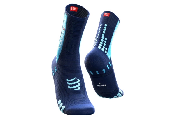 Paire De Chaussettes Compressport Pro Racing V3.0 Bike Blanc – Image 2