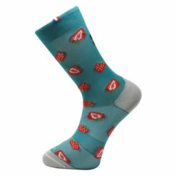 Chaussettes Rafa'l Funny Fraises Bleu