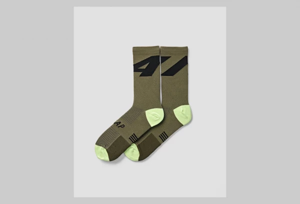 Paire De Chaussettes MAAP Evolve Olive Vert – Image 3