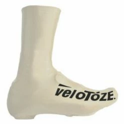 Couvre Chaussures Velotoze Silicone Tall Blanc Orange