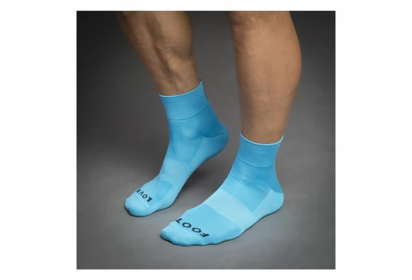 Chaussettes GripGrab Lightweight SL Short Bleu Turquoise – Image 2