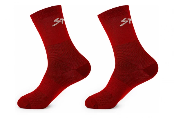 Lot De 2 Paires Chaussettes Spiuk Anatomic Rouge