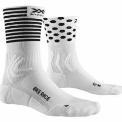 Paire De Chaussettes X-Socks BIKE RACE Blanc