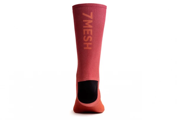 Chaussettes 7Mesh Fading Light Brickwork Rouge – Image 2