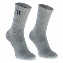 Chaussettes ION Logo Gris Noir / Blanc