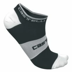 Chaussettes CASTELLI LOWBOY Noir/Blanc
