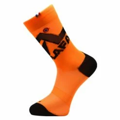 Rafa'l Paire De Chaussettes Rafal Big Logo Orange Noir Gris / Noir