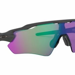 Lunettes Oakley Radar Ev Path Steel / Prizm Road Jade / Ref. OO9208-A138 Noir / Vert / Violet