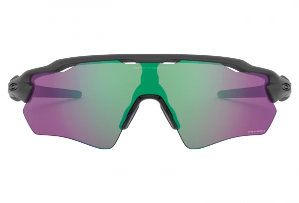 Lunettes Oakley Radar Ev Path Steel / Prizm Road Jade / Ref. OO9208-A138 Noir / Vert / Violet – Image 2