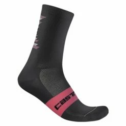 Chaussettes De Compression Femme Castelli Giro 15 Anthracite