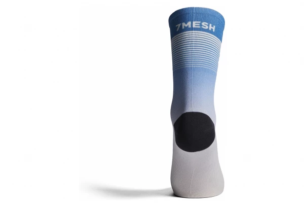 Chaussettes 7Mesh Fading Light 7.5 Nightscape Bleu â Image 3