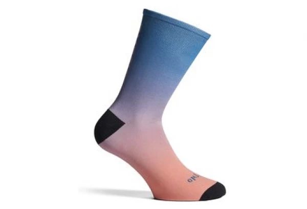 Chaussettes 7Mesh Fading Light 7.5 Nightscape Bleu â Image 4