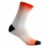 Chaussettes 7Mesh Fading Light 7.5 Day Break Blanc / Orange Rouge