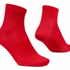 Chaussettes Basses GripGrab Lightweight Airflow Rouge Foncé