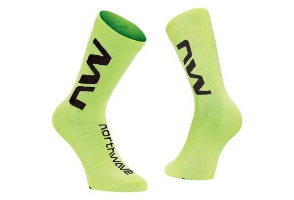 Chaussettes Northwave Extreme Air Jaune Fluo/Noir Noir / Jaune