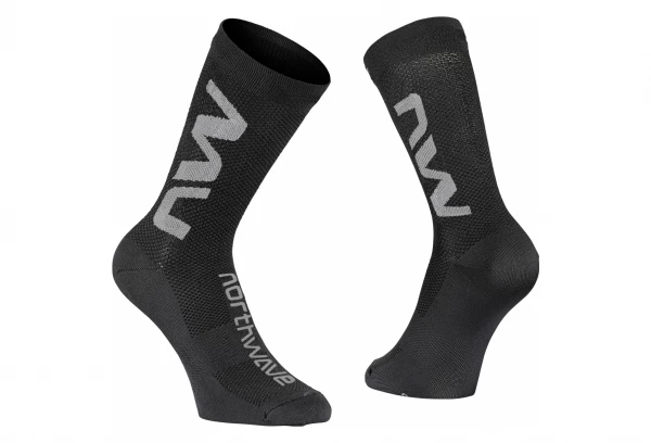 Chaussettes Northwave Extreme Air Jaune Fluo/Noir Noir / Jaune – Image 4
