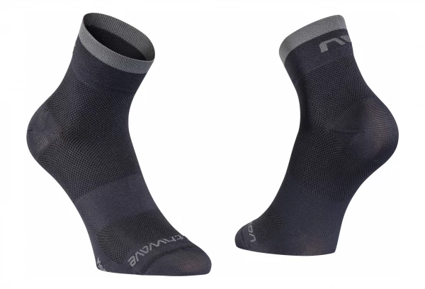 Chaussettes Northwave Origin Noir/Gris Noir / Gris – Image 2
