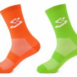 Lot De 2 Paires Chaussettes Spiuk Top Ten Multicouleur Noir