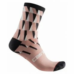 Chaussettes Castelli Pendio 12 Orange / Noir