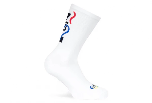 Chaussettes Pacific And Co Fun Run Blanc