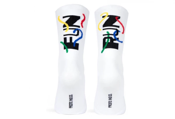 Chaussettes Pacific And Co Fun Run Blanc – Image 2