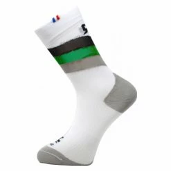 Rafa'l Chaussettes Rafalsocks Stripes Blanc / Noir / Vert