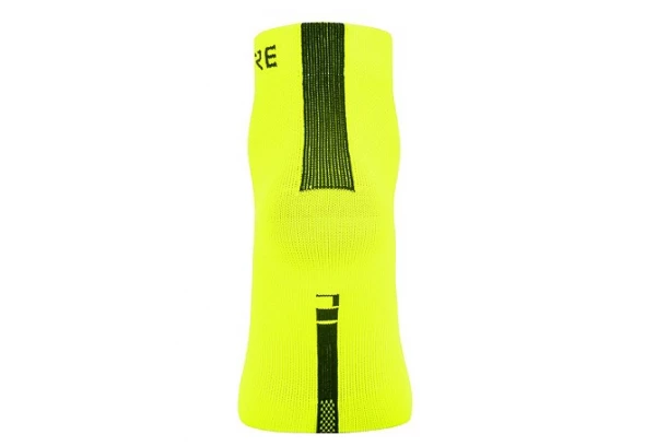 Gore Wear Chaussettes GORE M Light Mid Jaune Fluo/Noir – Image 2