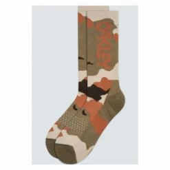 Chaussettes Oakley B1B Camo Marron