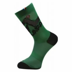 Rafa'l Paire De Chaussettes Rafal Big Logo Vert Noir Orange / Noir