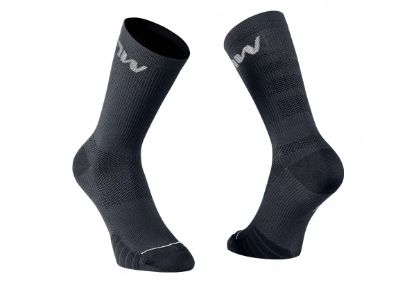 Chaussettes Northwave EXTREME PRO Noir/Vert Gris / Noir – Image 2