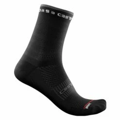 Paire De Chaussettes Femme Castelli Rosso Corsa 11 Noir