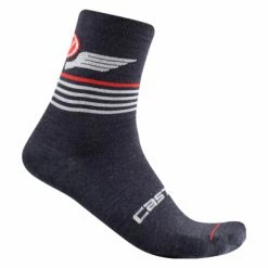 Paire De Chaussettes Castelli Lancio 15 Bleu Foncé