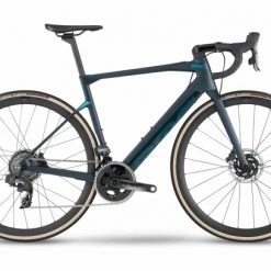 Vélo De Route Électrique BMC Roadmachine AMP One Sram Force ETap AXS 12V 350 Wh 700 Mm Bleu Petrol Turquoise 2023