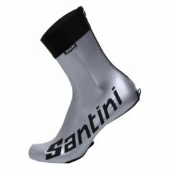 Couvre-chaussures Santini 365 Time Trial Falco Argent
