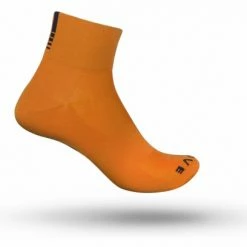 Chaussettes GripGrab Lightweight SL Short Orange Fluo Jaune