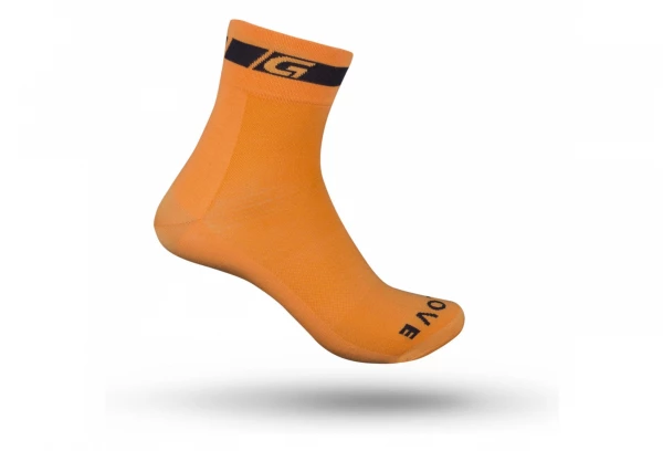 Chaussettes GripGrab Classic Regular Cut Orange Bleu – Image 5