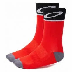 Oakley Mid-High Chaussettes De Cyclisme Rouge