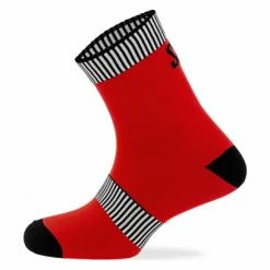 Paire De Chaussettes Spiuk Top Ten Rouge Rouge / Blanc / Noir