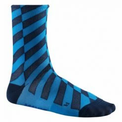 Chaussettes Mi-Hautes Mavic Graphic Mosaic Sock Poseidon / Bleu Foncé / Noir