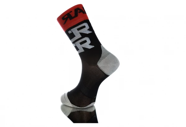 Paire De Chaussette RAFA'L Carbone Attack Noir Rouge Noir / Bleu