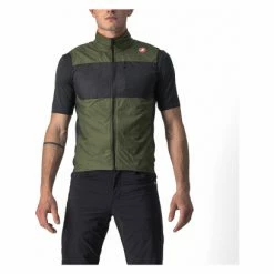 Gilet Castelli Unlimited Puffy Kaki / Gris