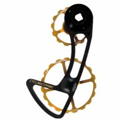 Chape De Dérailleur CyclingCeramic 14/19 Dents Pour Shimano 12V Ultegra 8150 Et Dura-Ace 9200 Or