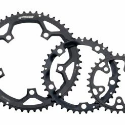 Plateau Intermédiaire Route FSA 39 Dents 130mm Pour Pédalier Triple 5 Branches 10 Vitesses Noir