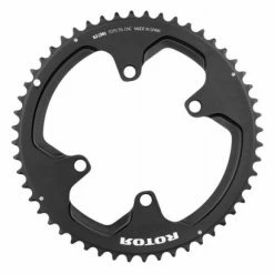 Plateau Rond ROTOR ALDHU 3D+/Shimano Extérieur 4x110mm Noir